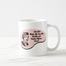 Health and Safety Officer Voice Coffee Mugs