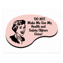 Health and Safety Officer Voice Post Cards