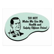 Health and Safety Officer Voice Post Cards