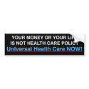 Health Care Bumper Sticker bumper stickers