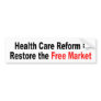 Health Care Reform bumper sticker