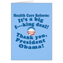 Health Care Reform F Bomb Tshirt Cards