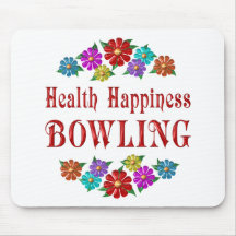 Health Happiness Bowling Mousepads