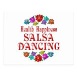 Health Happiness Salsa Dancing Postcards