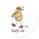 Health Nut stickers