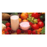 Healthy food photo card template