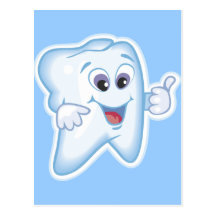 Healthy Happy Teeth Postcard