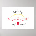 Healthy Selfitude poster posters