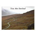 Healy Pass, Winding Road in Ireland. Announcement