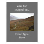 Healy Pass, Winding Road in Ireland. Personalised Invite