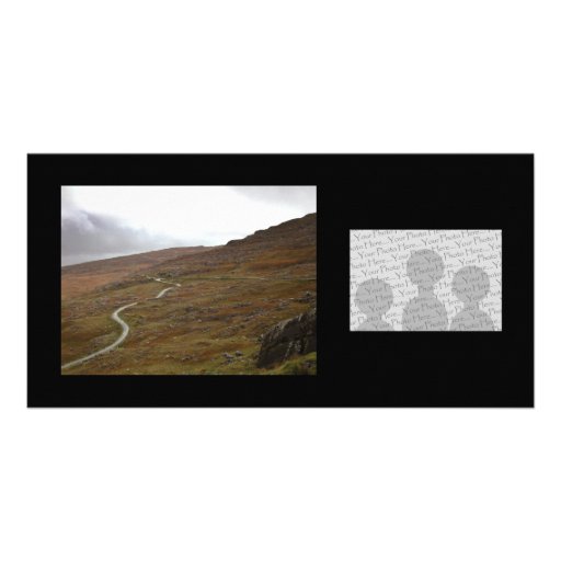 Healy Pass, Winding Road in Ireland. Photo Greeting Card