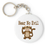 Hear No Evil Keychain