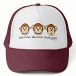 Hear No Evil Monkeys hats