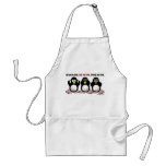 Hear No Evil Penguins aprons