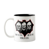 Hear no evil, see no evil, speak no evil Mug