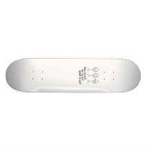 Hear No Evil Stick Figures Skate Decks