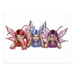 Hear, Speak, See No Evil Post Cards