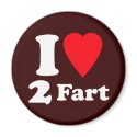 Heart 2 Fart Pass the Gas Silent Deadly Love magnets