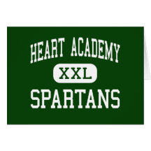 Heart Academy - Spartans - High - Harper Woods Greeting Card
