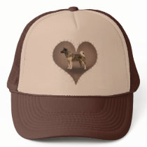 Heart Akita Mesh Hats