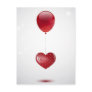 Heart and balloon post cards