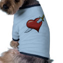 Heart and Dagger pet clothing