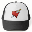 Heart and Dagger hats