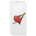 Heart and Dagger rack cards
