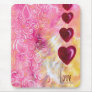 Heart and love mousepad