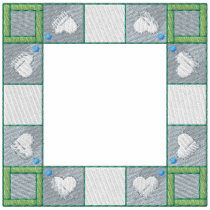 Heart and Pin Border
