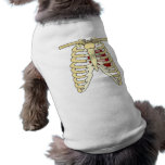 Heart and Ribs Doggie T-shirt