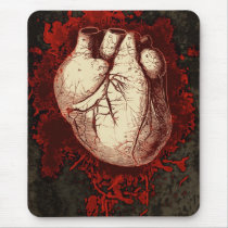 Heart and Spatter Mousepad