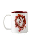 Heart and Spatter mugs