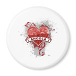 Heart Angola magnets