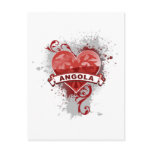 Heart Angola postcards