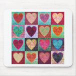 Heart Art Tiles mousepads