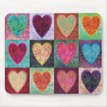Heart Art Tiles mousepads