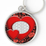 heart ART + your photo Keychains