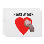 Heart Attack invitations