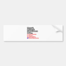 Heart Attack Survivor Quiz Bumper Sticker