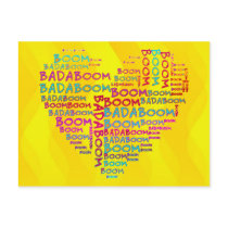 Heart Badaboom | yellow waves