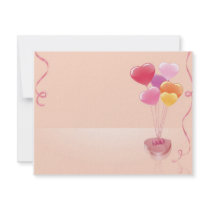 Heart balloons & chocolates