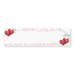 Heart Balloons With Little Hearts bumper stickers