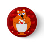 HEART BEAR Button