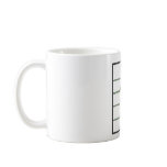 heart beat kandinsky bordered mugs