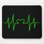 heart beat mousepads