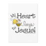 Heart Bee longs to Jesus Post Cards