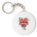 Heart Belgium Keychains