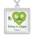 Heart Belongs to a Logger Necklace