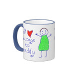 Heart Belongs To Daddy mugs